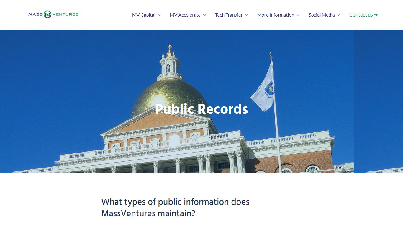 Public records | MassVentures